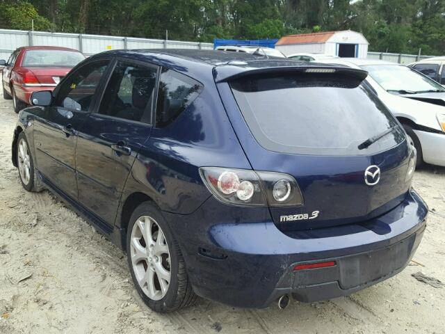 JM1BK343781127956 - 2008 MAZDA 3 BLUE photo 3