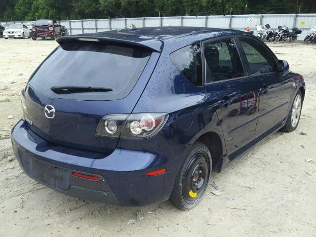 JM1BK343781127956 - 2008 MAZDA 3 BLUE photo 4