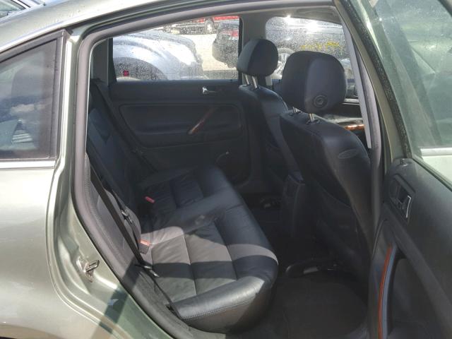 WVWRH63B13P040955 - 2003 VOLKSWAGEN PASSAT GLX GREEN photo 6