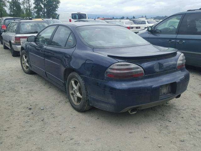 1G2WP52K3YF175809 - 2000 PONTIAC GRAND PRIX BLUE photo 3