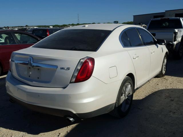 1LNHL9DR2CG800331 - 2012 LINCOLN MKS WHITE photo 4