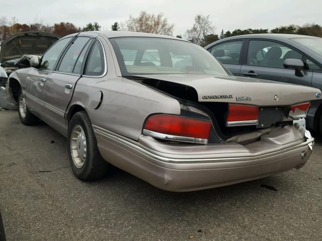 2FALP74W6SX117544 - 1995 FORD CROWN VICT BROWN photo 3