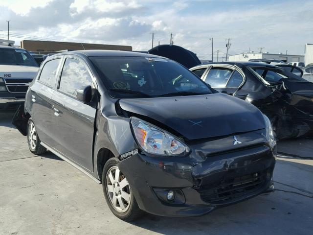 ML32A4HJ6FH001869 - 2015 MITSUBISHI MIRAGE ES BLACK photo 1