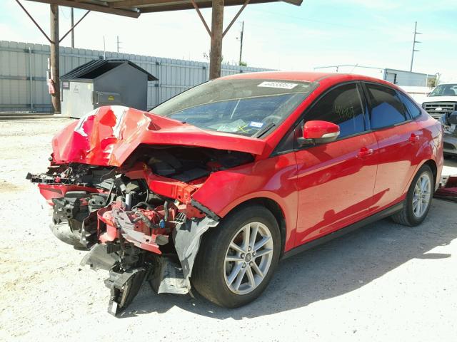 1FADP3F26FL243820 - 2015 FORD FOCUS SE RED photo 2