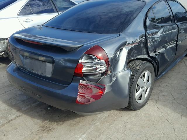 2G2WP542051188162 - 2005 PONTIAC GRAND PRIX GRAY photo 9