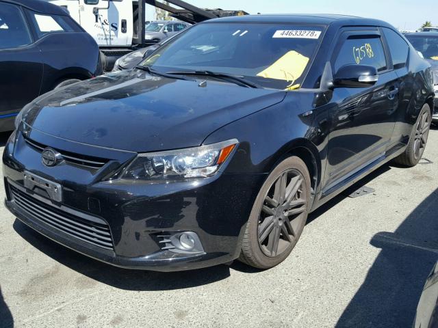 JTKJF5C7XD3051947 - 2013 TOYOTA SCION TC 黑色 照片 2