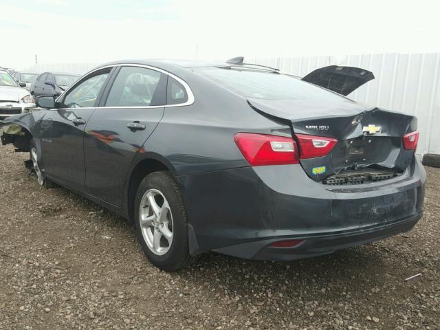 1G1ZB5ST7HF189463 - 2017 CHEVROLET MALIBU LS GRAY photo 3