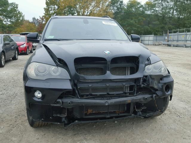 5UXFE4C51AL277653 - 2010 BMW X5 XDRIVE3 BLACK photo 9