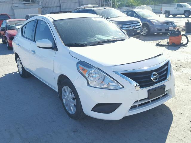 3N1CN7AP4FL949391 - 2015 NISSAN VERSA S WHITE photo 1