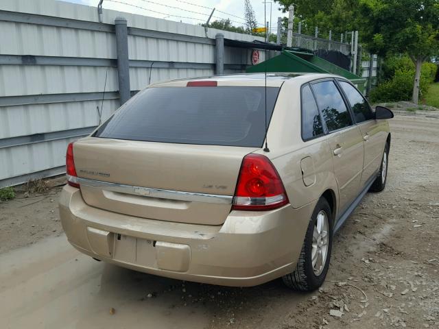 1G1ZT64854F211823 - 2004 CHEVROLET MALIBU MAX 金色 照片 4