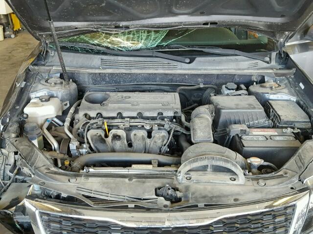 KNAGE228195334324 - 2009 KIA OPTIMA GRAY photo 7