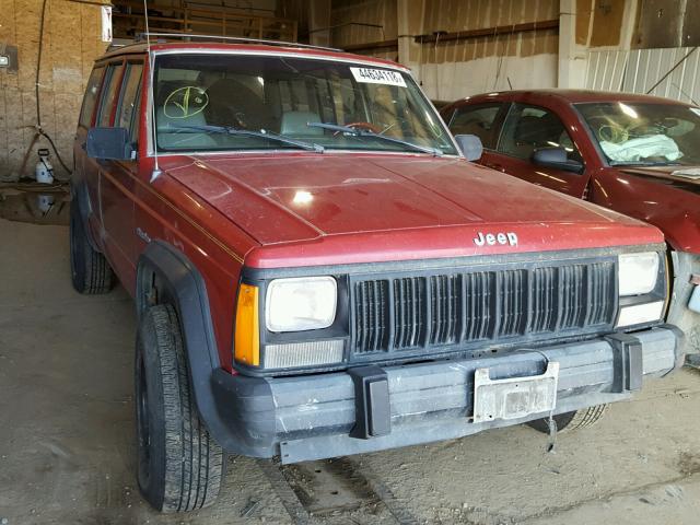 1J4FJ28L9LL225354 - 1990 JEEP CHEROKEE RED photo 1