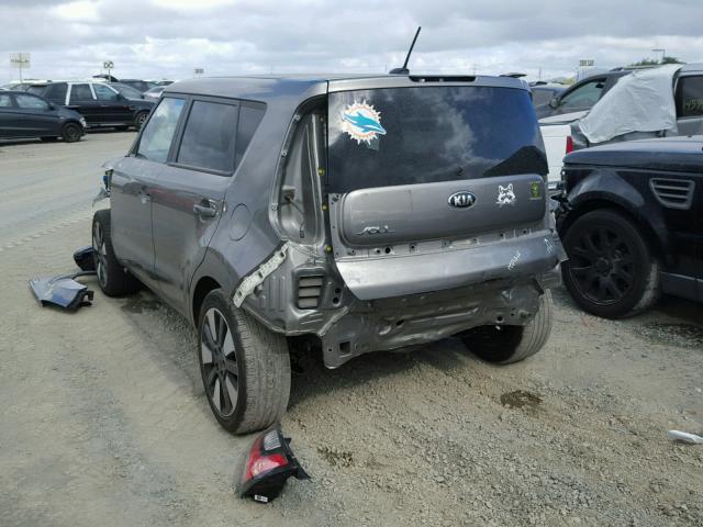 KNDJX3A54G7256235 - 2016 KIA SOUL ! GRAY photo 3