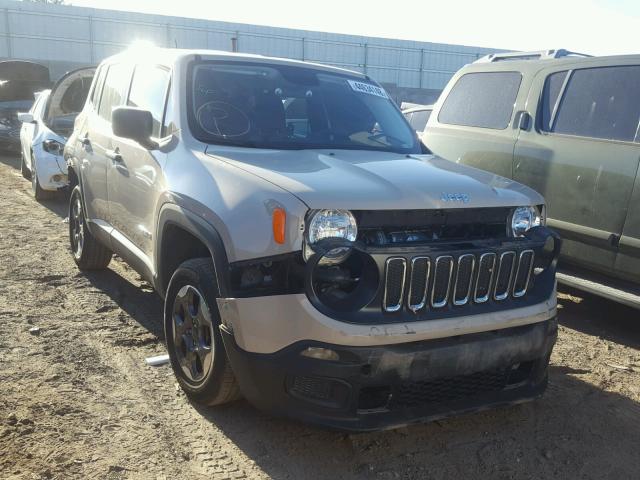 ZACCJBAW8GPC72809 - 2016 JEEP RENEGADE S TAN photo 1