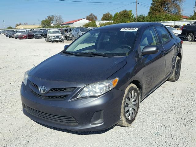 5YFBU4EE5CP052114 - 2012 TOYOTA COROLLA BA CHARCOAL photo 2