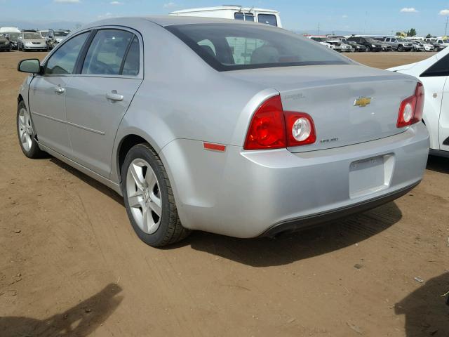 1G1ZA5EU2CF391207 - 2012 CHEVROLET MALIBU LS 银色 照片 3