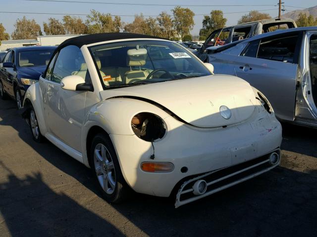 3VWCD31Y04M341955 - 2004 VOLKSWAGEN NEW BEETLE 奶油色 照片 1