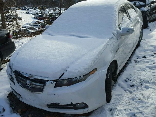 19UUA76508A003496 - 2008 ACURA TL WHITE photo 2