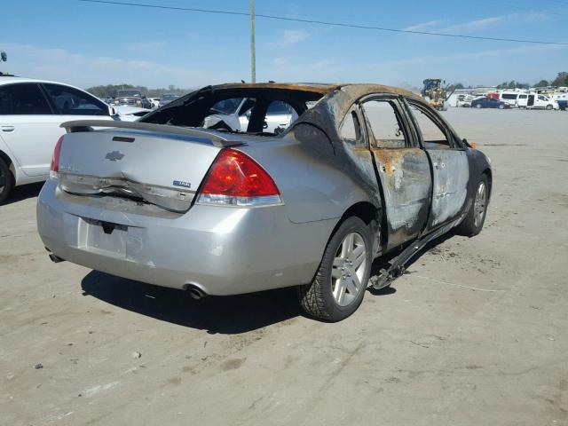 2G1WC583481263470 - 2008 CHEVROLET IMPALA LT SILVER photo 4