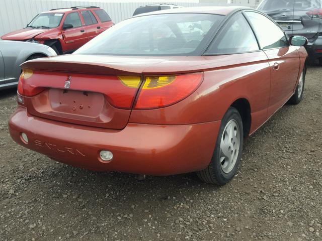 1G8ZY147X2Z180304 - 2002 SATURN SC2 ORANGE photo 4