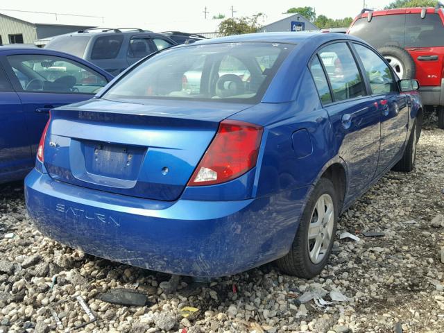 1G8AJ55F16Z156476 - 2006 SATURN ION LEVEL BLUE photo 4
