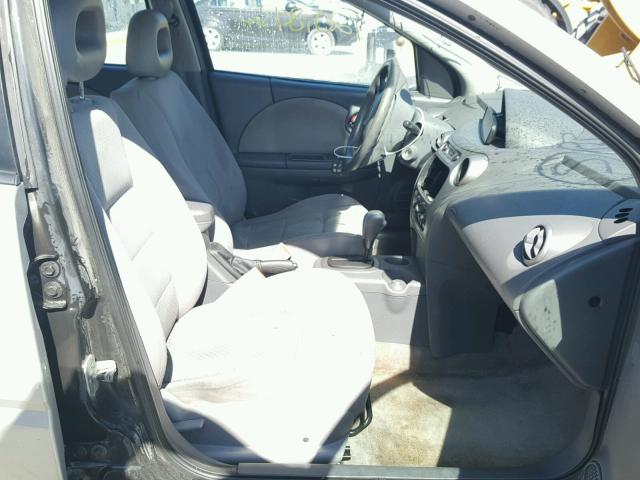 1G8AJ52FX5Z108638 - 2005 SATURN ION LEVEL SILVER photo 5