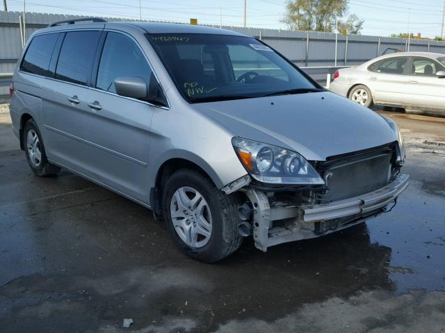 5FNRL38477B451316 - 2007 HONDA ODYSSEY EX SILVER photo 1