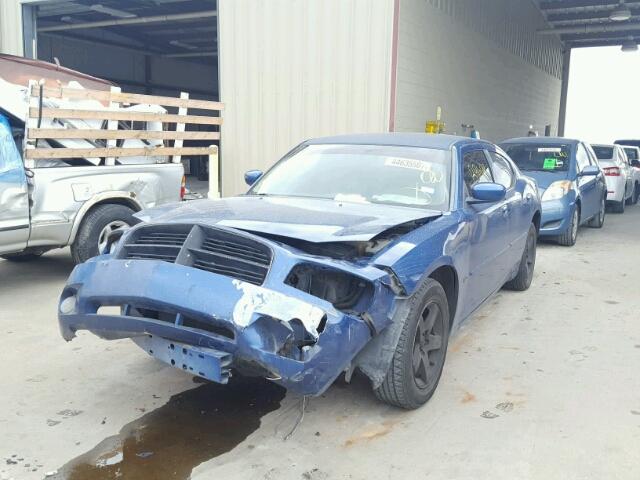 2B3CA3CV0AH197155 - 2010 DODGE CHARGER SX BLUE photo 2