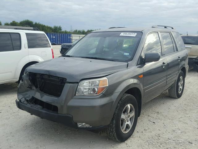 5FNYF285X7B036075 - 2007 HONDA PILOT EXL GRAY photo 2