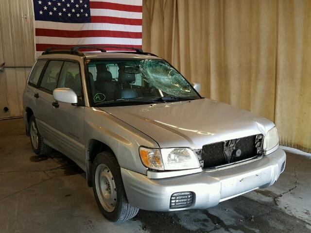 JF1SF65682H720535 - 2002 SUBARU FORESTER S SILVER photo 1