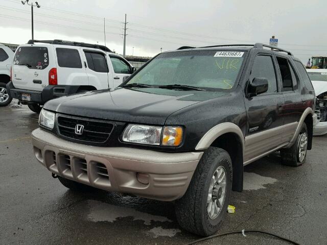 4S6DM58W914413964 - 2001 HONDA PASSPORT E BLACK photo 2