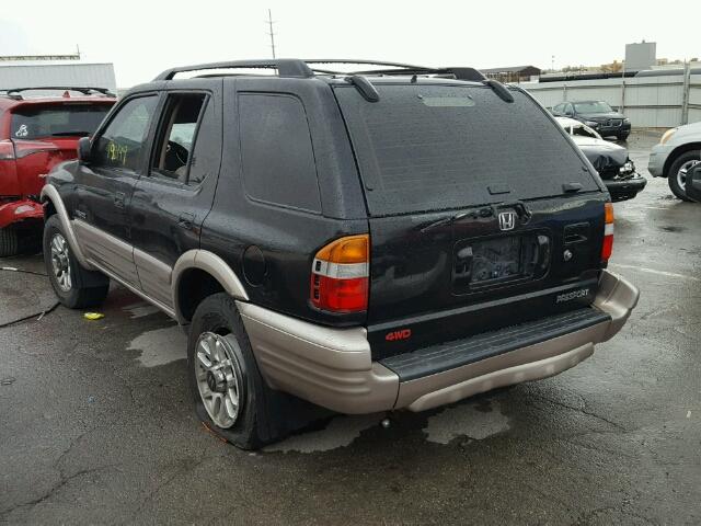 4S6DM58W914413964 - 2001 HONDA PASSPORT E BLACK photo 3
