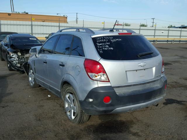 3GNAL2EK0CS605786 - 2012 CHEVROLET CAPTIVA SP SILVER photo 3
