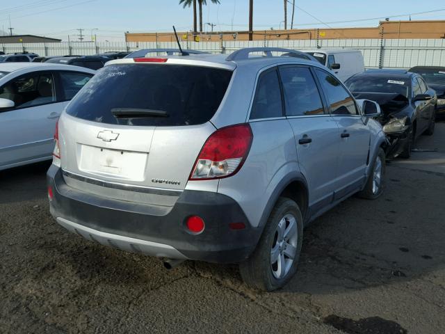 3GNAL2EK0CS605786 - 2012 CHEVROLET CAPTIVA SP SILVER photo 4