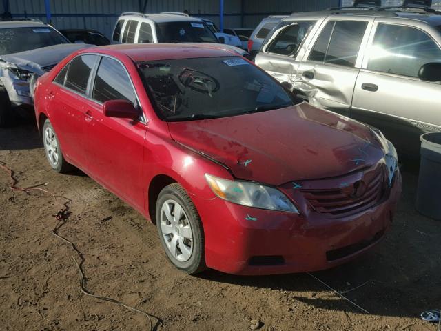 4T4BE46K59R076721 - 2009 TOYOTA CAMRY RED photo 1