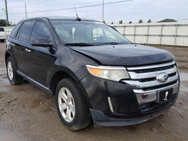 2FMDK3JC9BBB10239 - 2011 FORD EDGE SEL BLACK photo 1