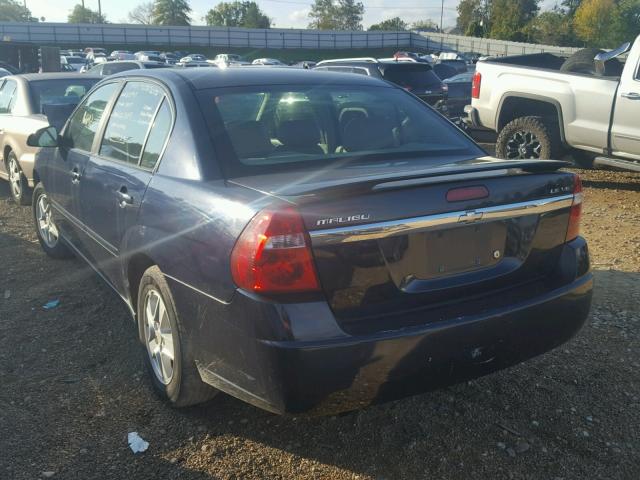 1G1ZT52815F259107 - 2005 CHEVROLET MALIBU BLUE photo 3