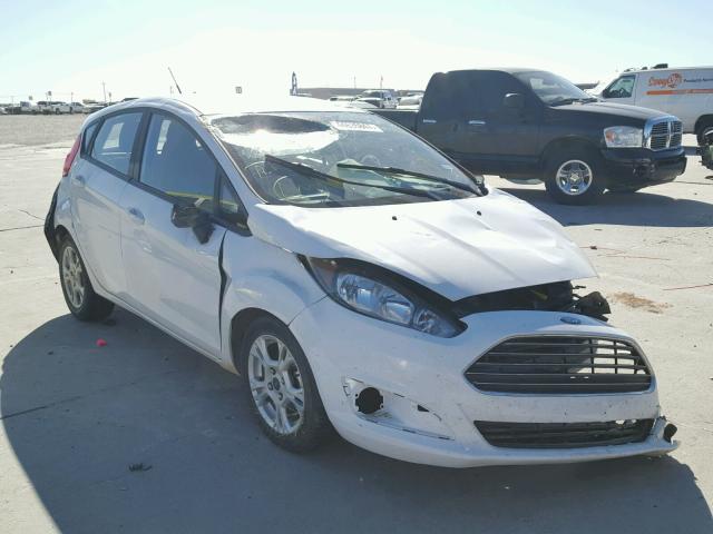 3FADP4EJ3FM130274 - 2015 FORD FIESTA SE WHITE photo 1