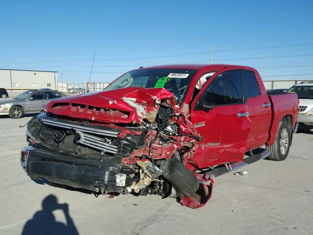 5TFFW5F16HX218615 - 2017 TOYOTA TUNDRA CRE RED photo 2