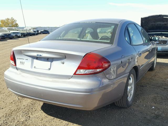 1FAHP53U56A232435 - 2006 FORD TAURUS SE SILVER photo 4