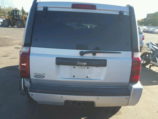 1J8HG48K47C570354 - 2007 JEEP COMMANDER 银色 照片 10