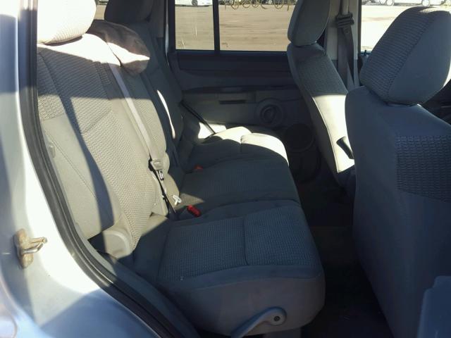 1J8HG48K47C570354 - 2007 JEEP COMMANDER 银色 照片 6