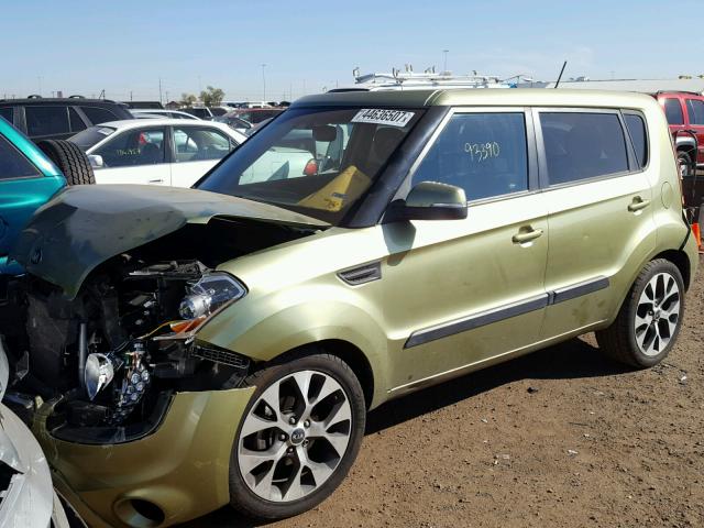 KNDJT2A65D7498428 - 2013 KIA SOUL + GREEN photo 2