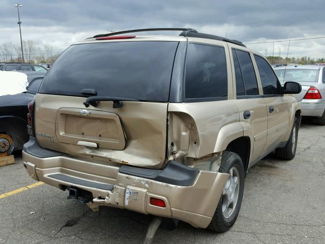 1GNDS13S972301001 - 2007 CHEVROLET TRAILBLAZE GOLD photo 4