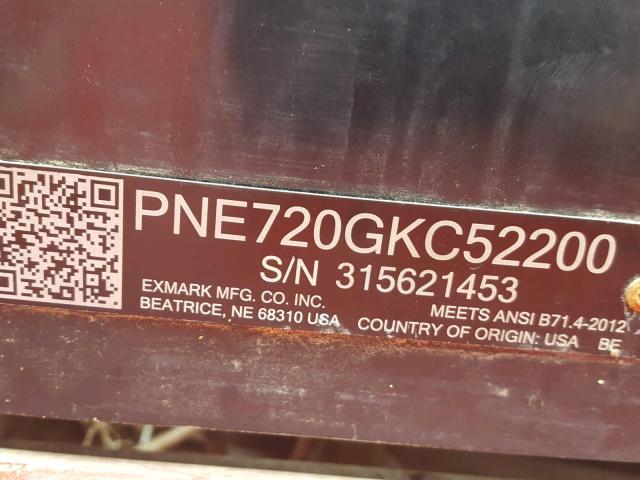 PNE720GKC52200 - 2015 EXMA MOWER BLACK photo 10