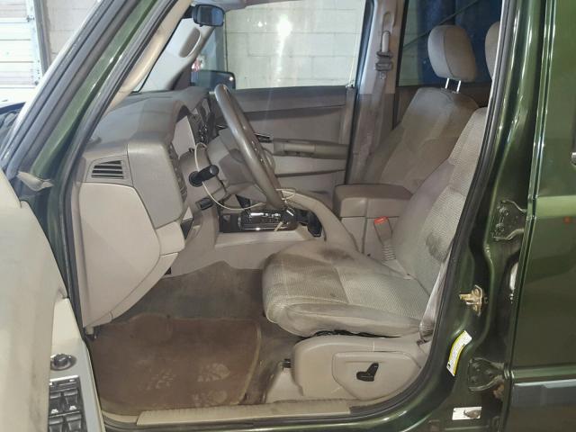 1J8HG48K66C297643 - 2006 JEEP COMMANDER Yaşıl foto 5