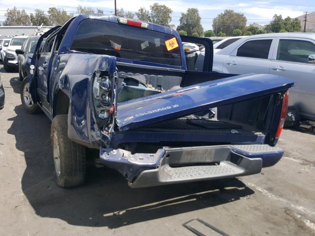 1GCDSCFE0C8136456 - 2012 CHEVROLET COLORADO L BLUE photo 3