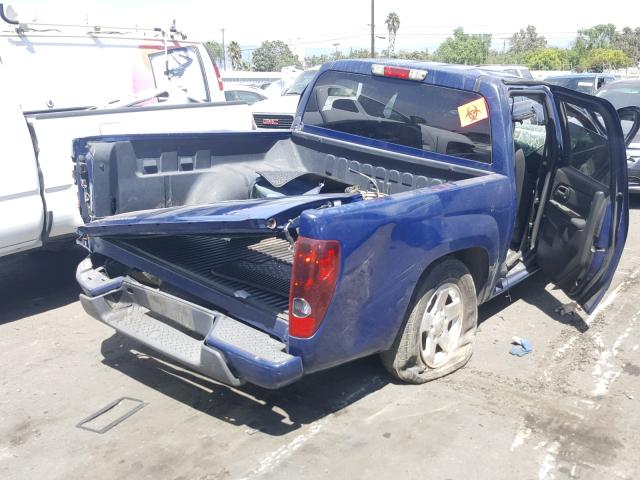 1GCDSCFE0C8136456 - 2012 CHEVROLET COLORADO L BLUE photo 4