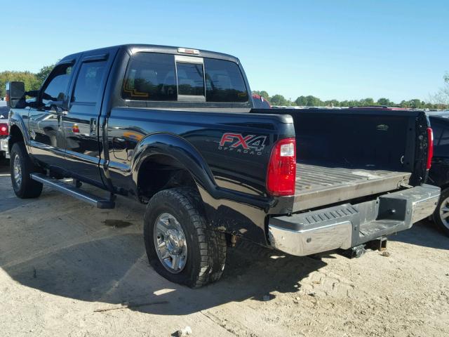 1FT8W3BT3DEA46053 - 2013 FORD F350 BLACK photo 3