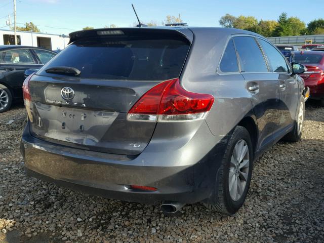 4T3ZA3BB0FU092669 - 2015 TOYOTA VENZA LE GRAY photo 4